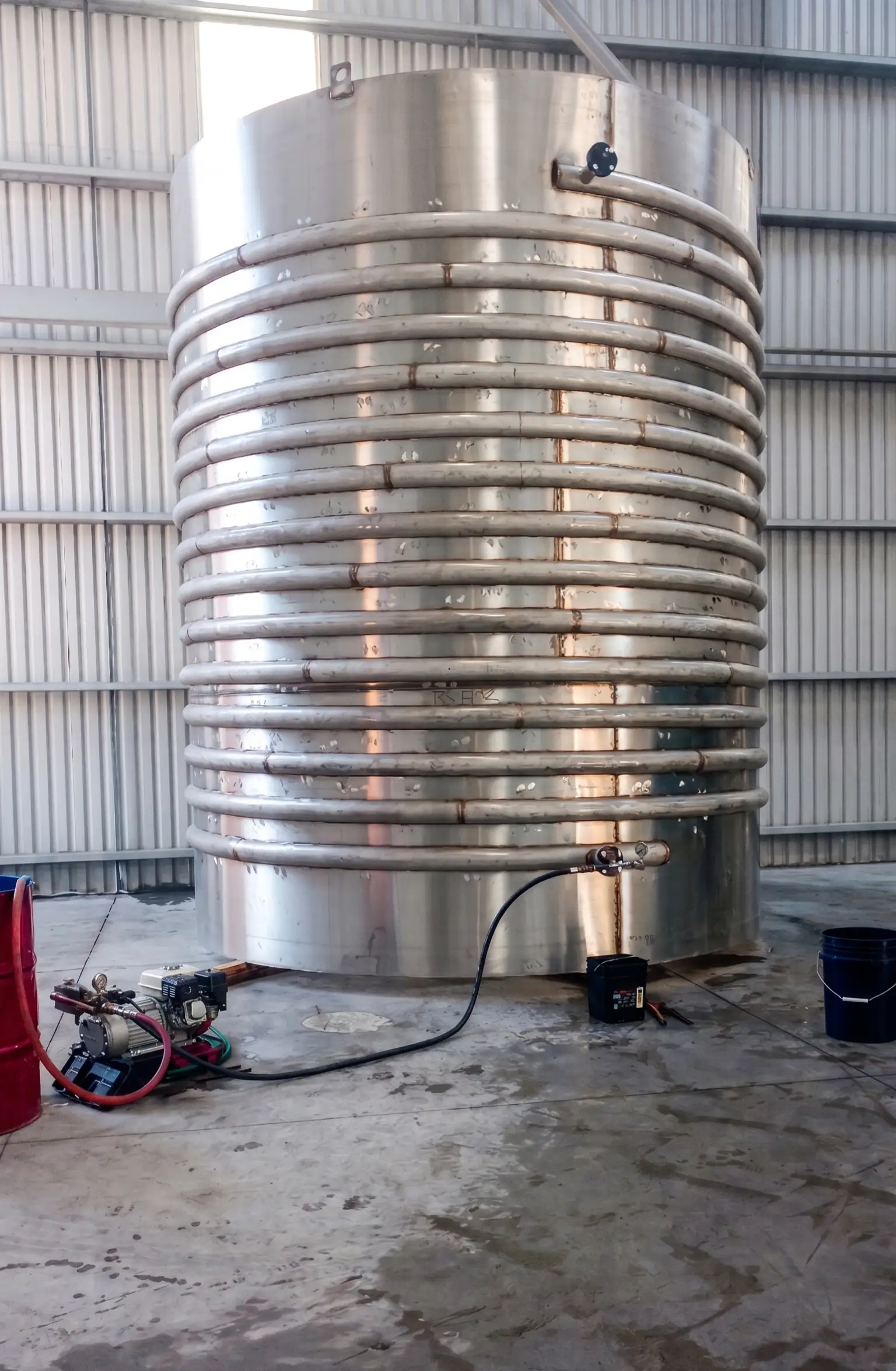 Prueba hidrostática a Tanques y Calderas — trabajo 4