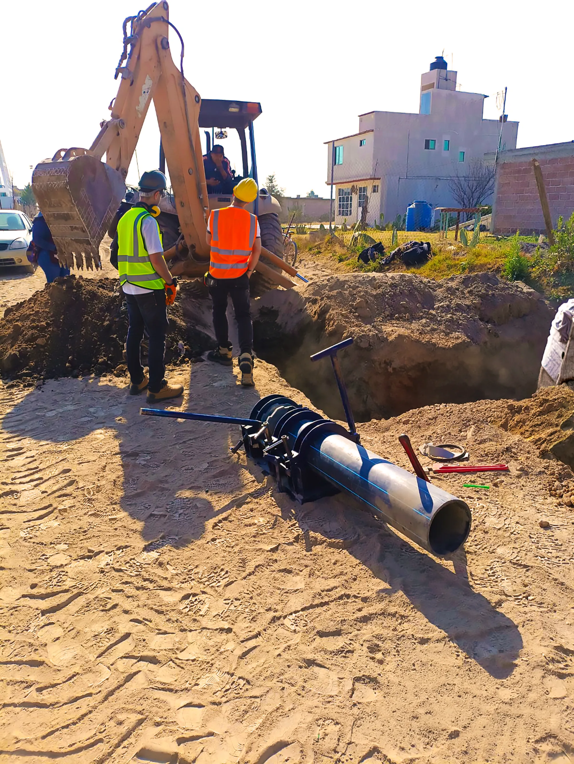 Equipo de Pruebas Hidrostáticas Bonilla en campo